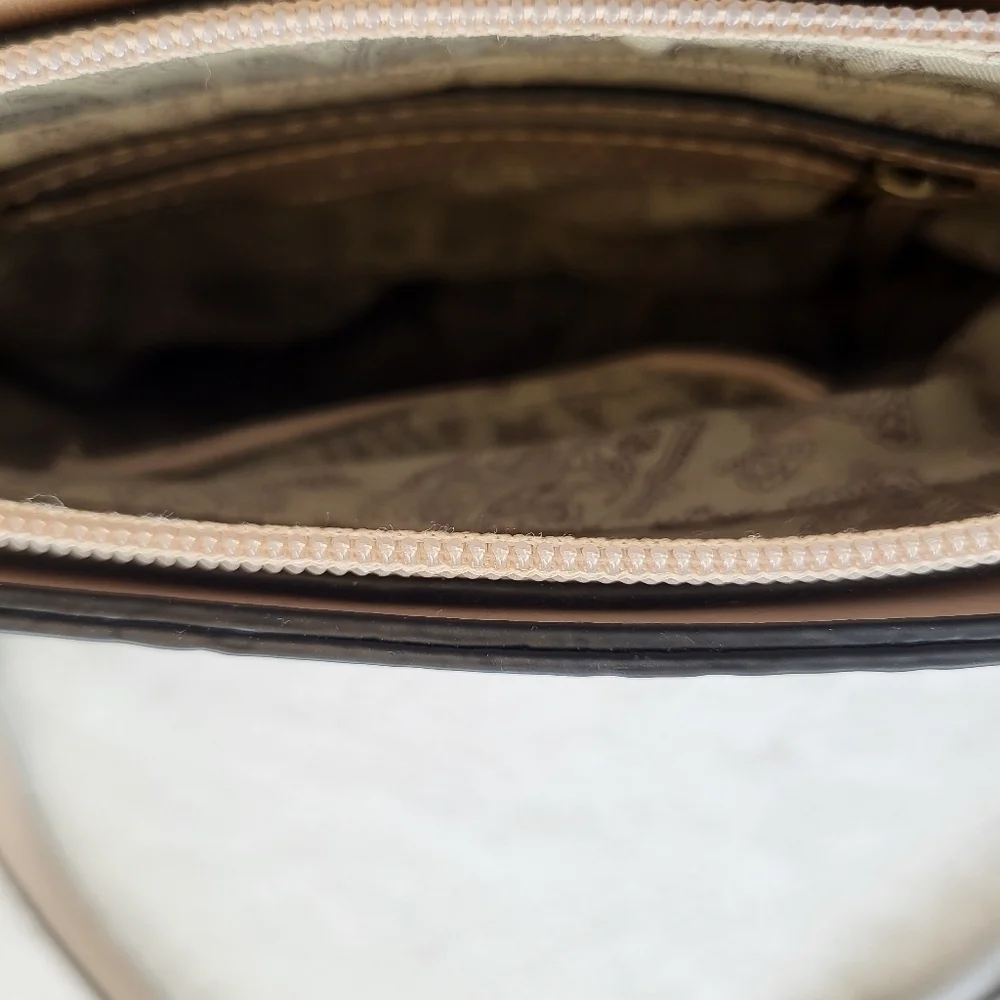 Simply Noelle Crossbody Purse White and Blush Pink